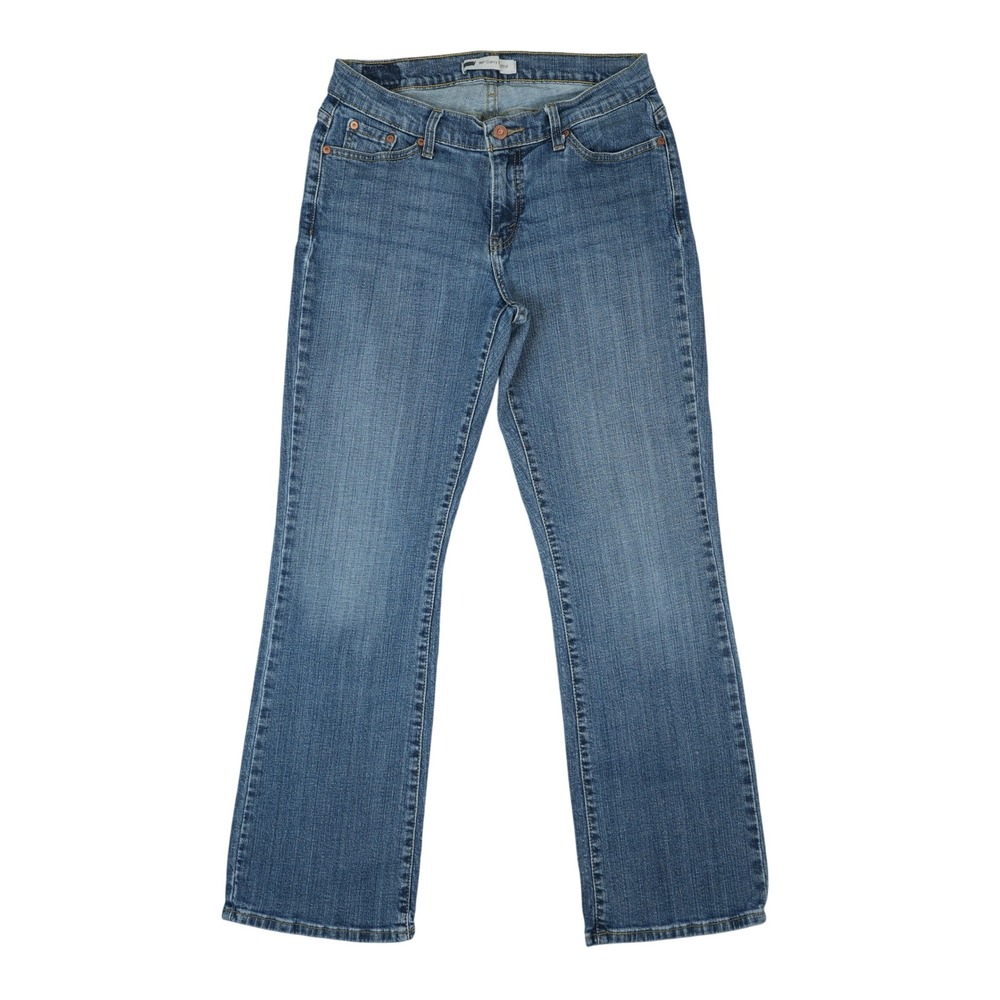 Levis 529 Curvy Bootcut Jeans Womens 12M 30x31 Blue Denim Mid Rise Western Y2K